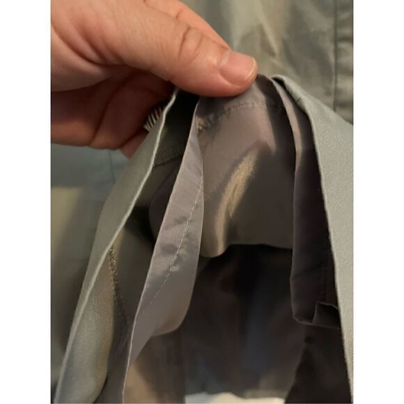 LOFT Classic Light Gray Crisp Cotton Lined Skirt. Size 4 - Picture 5 of 7